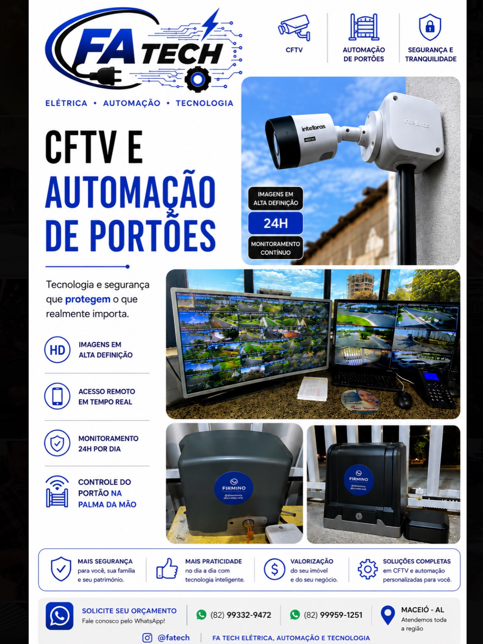 CFTV e automação de portões